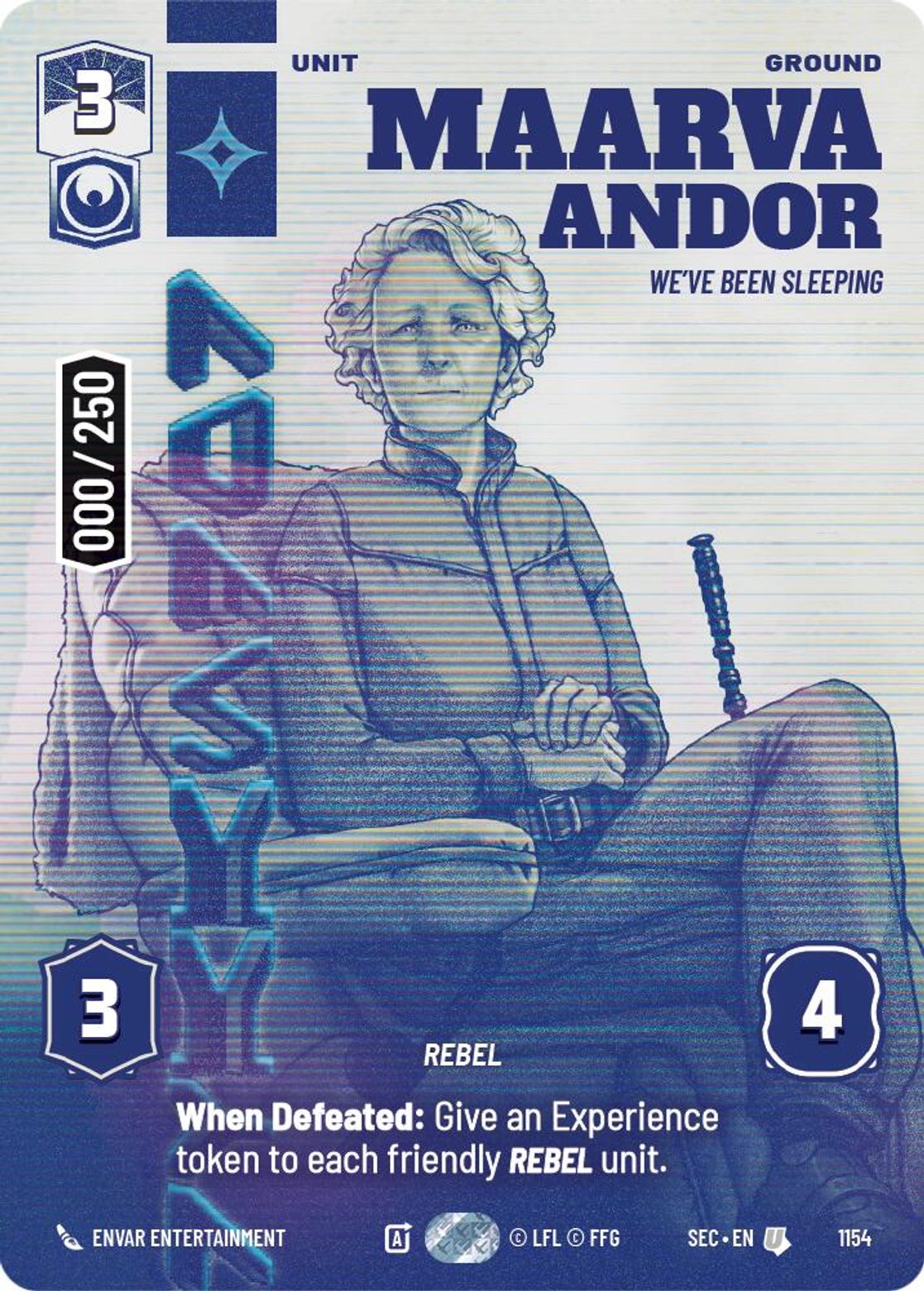 Maarva Andor — We've Been Sleeping #1154/264 from Secrets of Power
