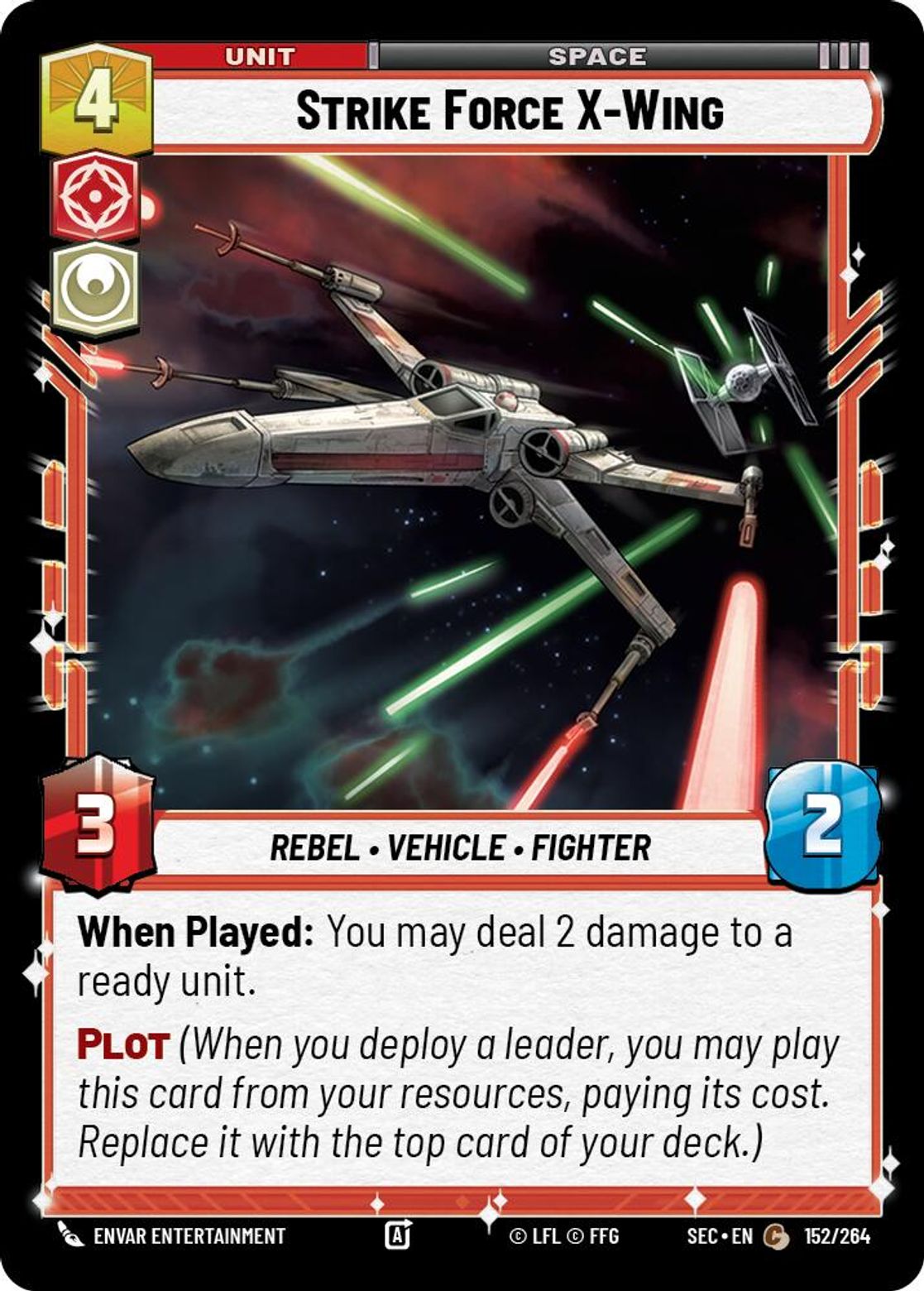 Strike Force X-Wing #152/264 from Secrets of Power