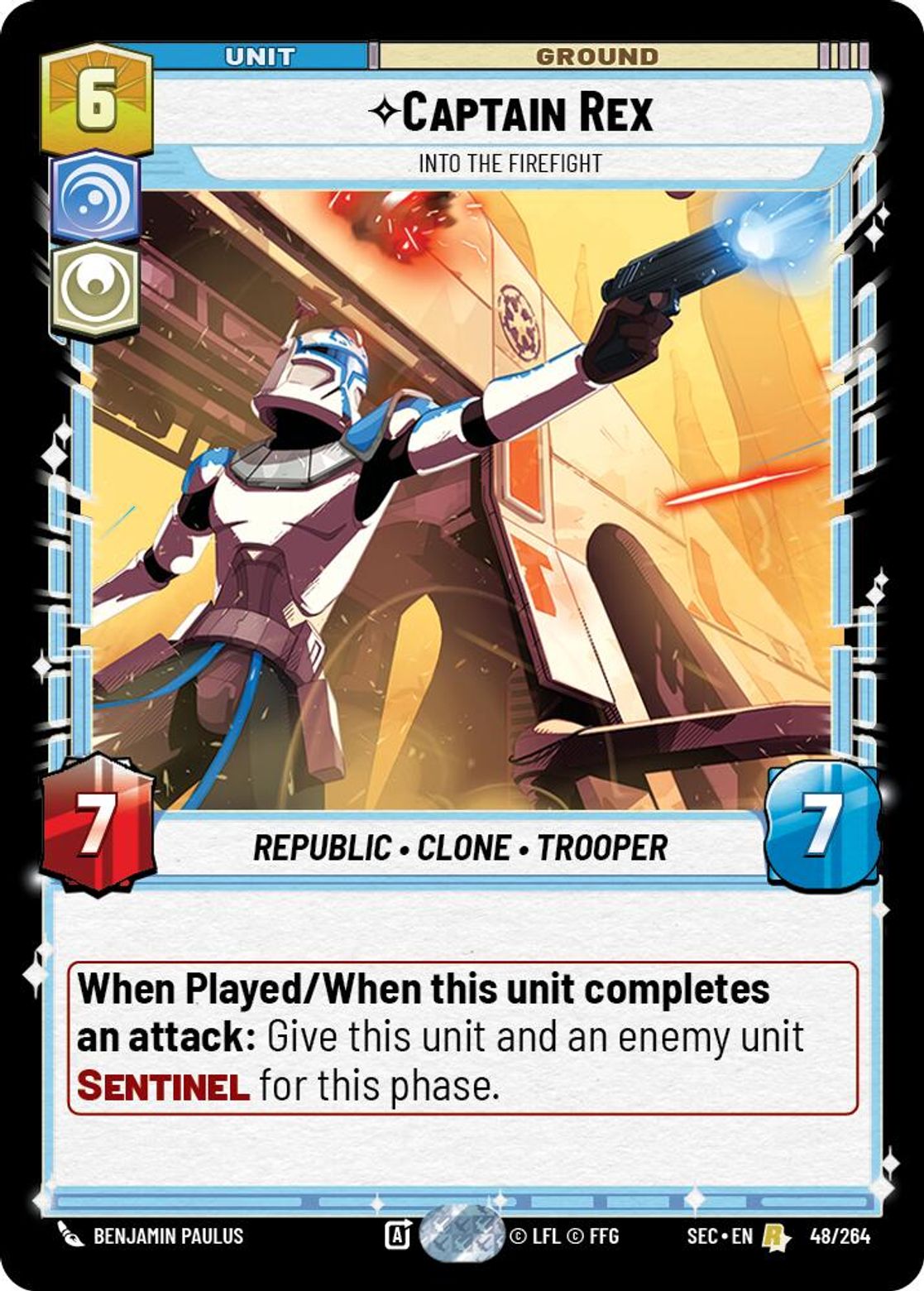 Captain Rex — Into the Firefight #048/264 from Secrets of Power