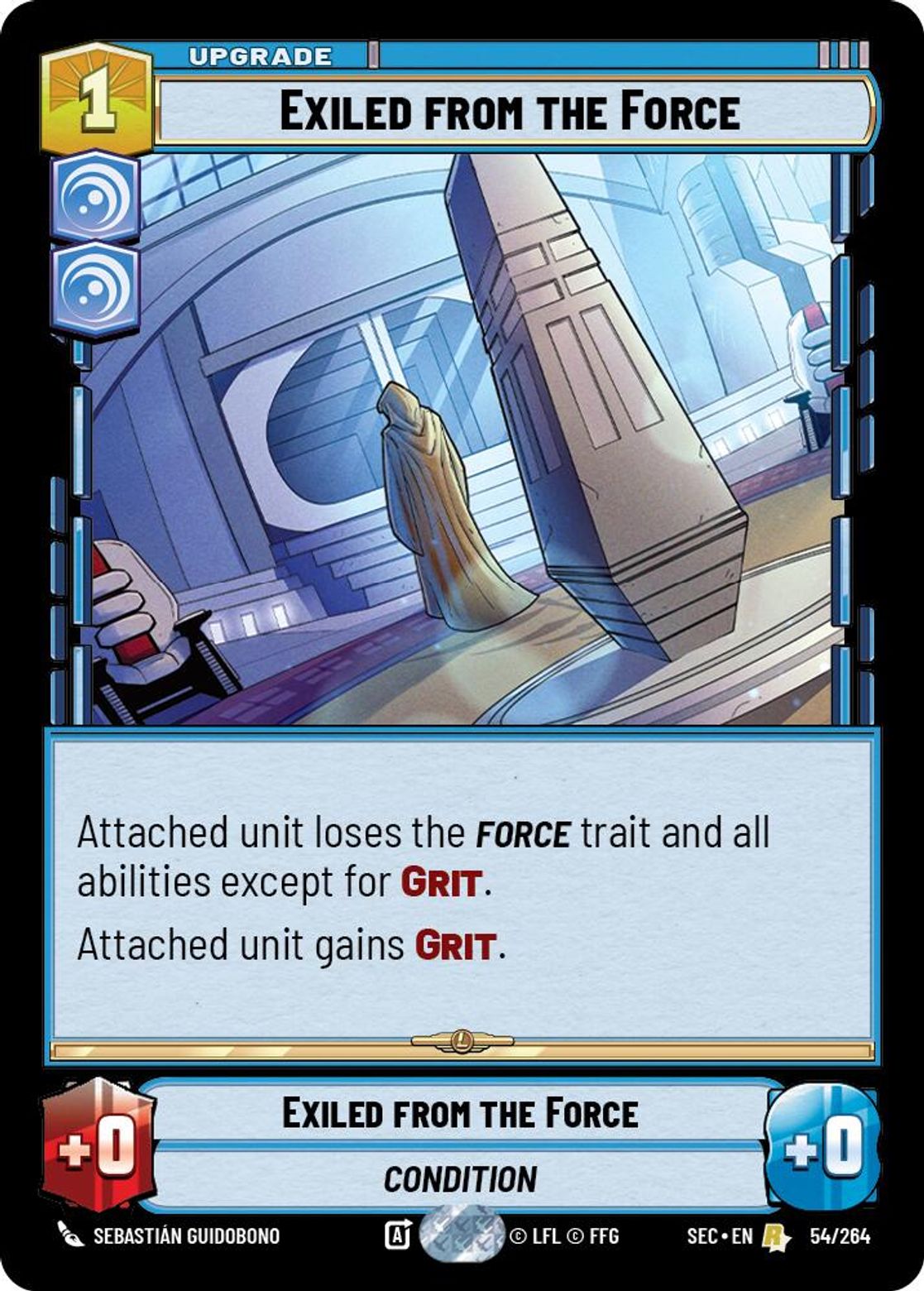Exiled from the Force #054/264 from Secrets of Power