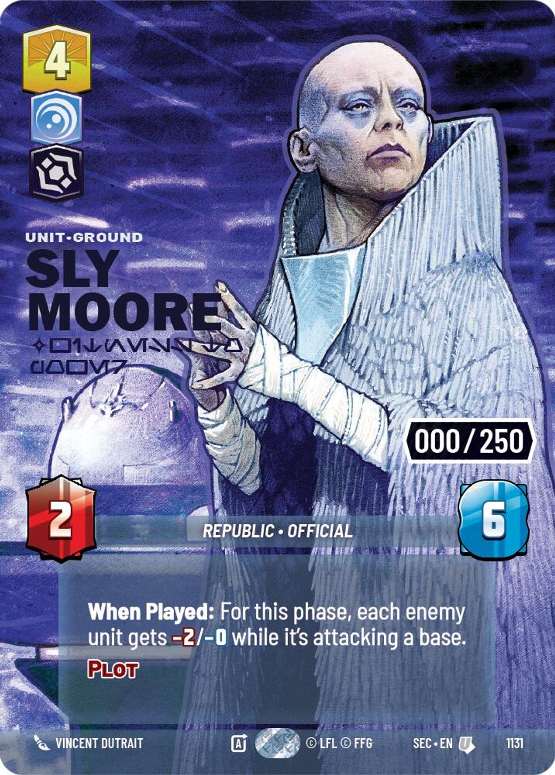 Sly Moore — Witness to Power #1131/264 from Secrets of Power