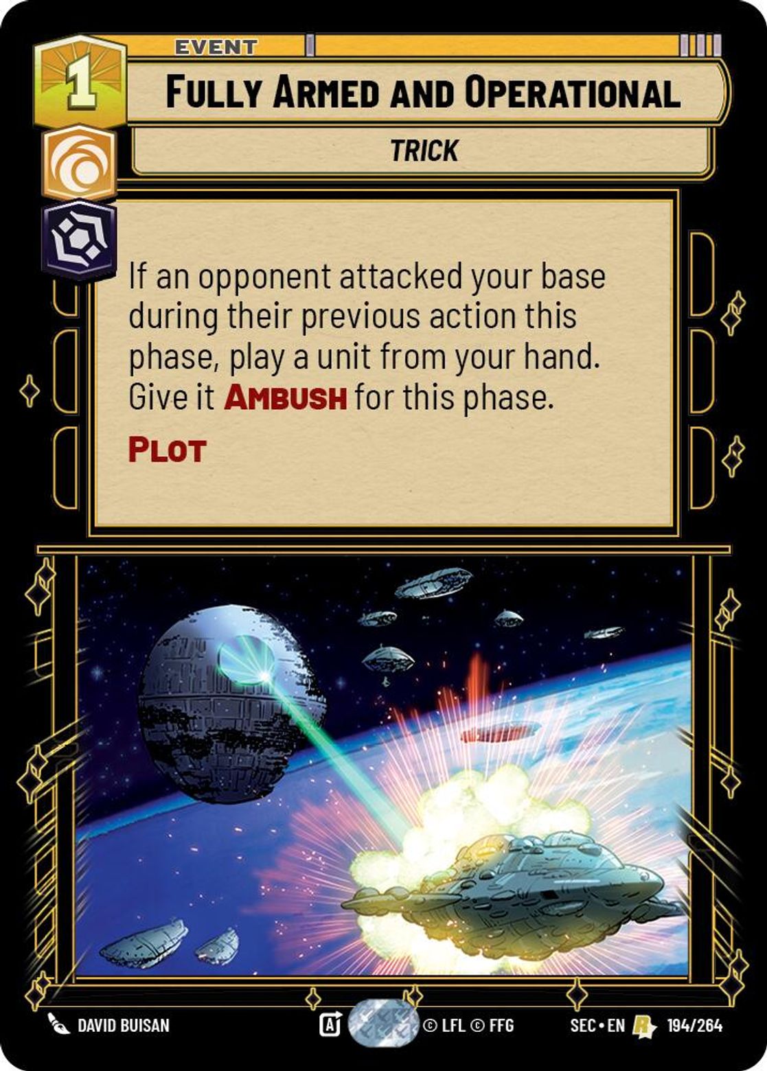 Fully Armed and Operational #194/264 from Secrets of Power