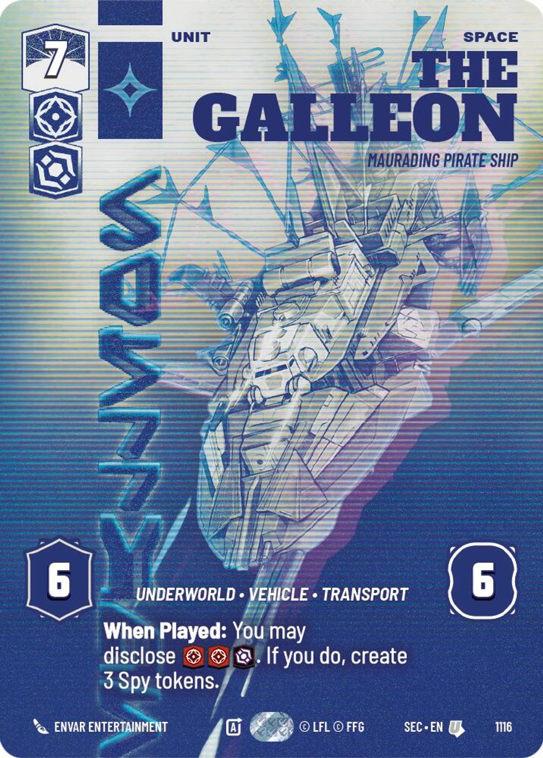 The Galleon — Marauding Pirate Ship #1116/264 from Secrets of Power