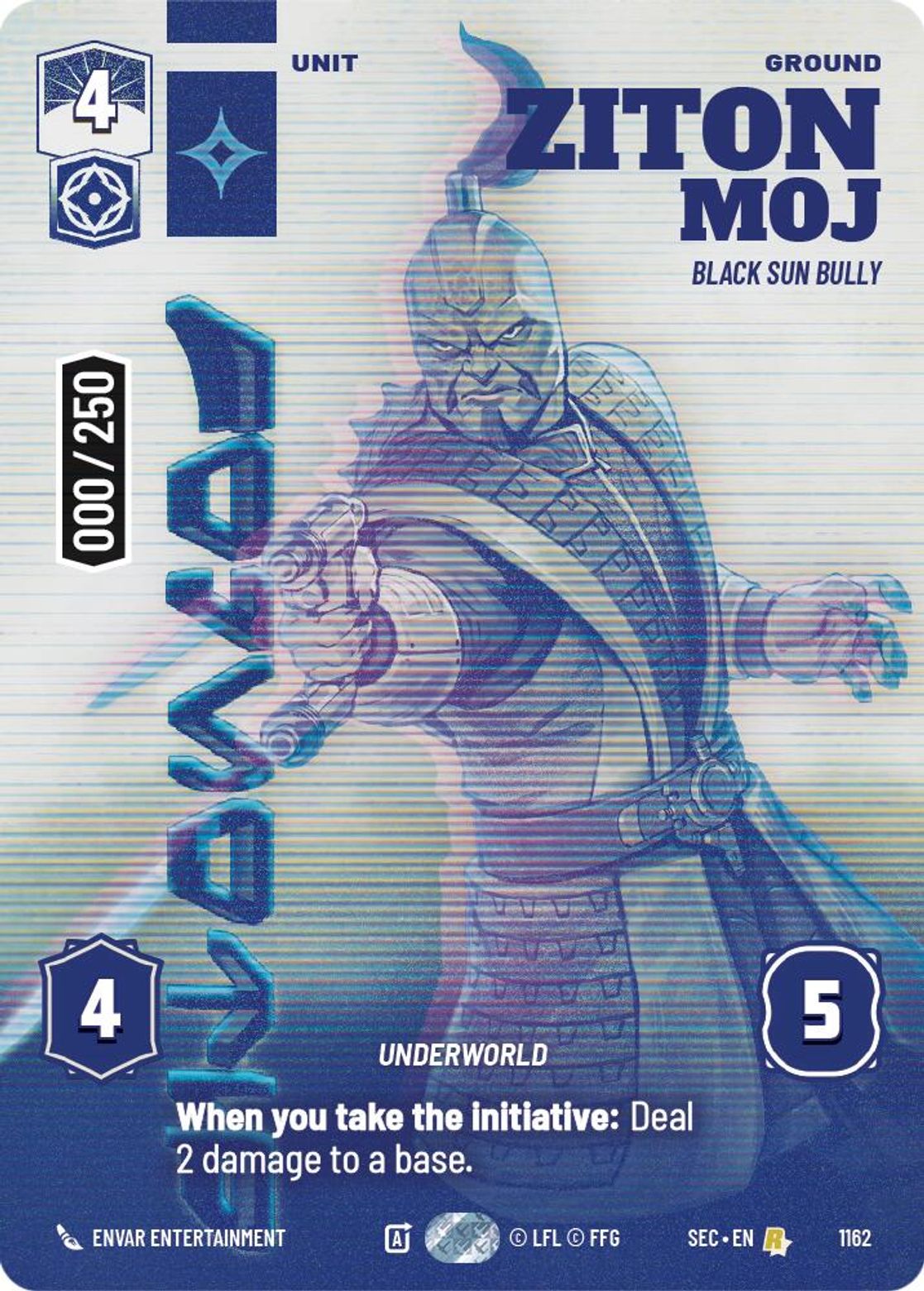 Ziton Moj — Black Sun Bully #1162/264 from Secrets of Power
