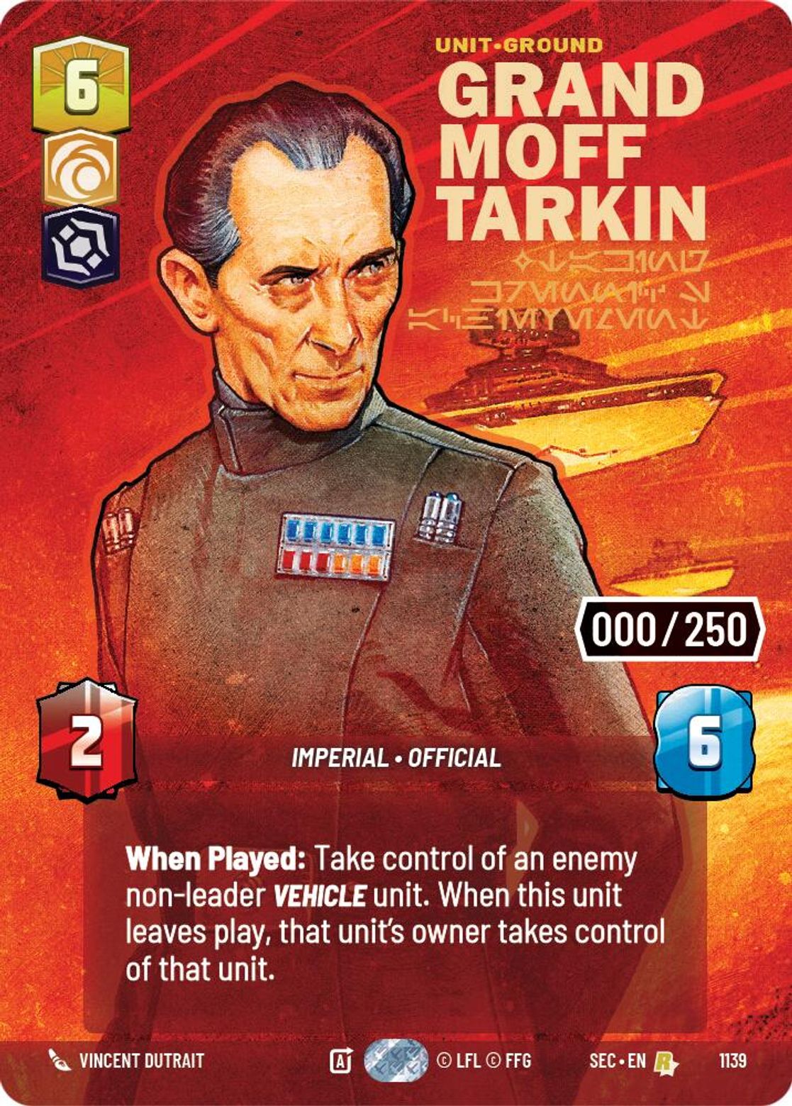 Grand Moff Tarkin — Taking Krennic's Achievement #1139/264 from Secrets of Power
