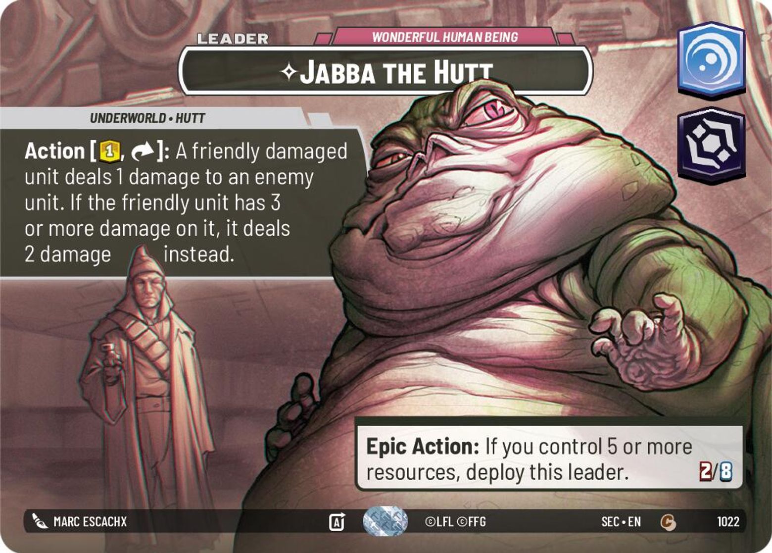 Jabba the Hutt — Wonderful Human Being #1022/264 from Secrets of Power