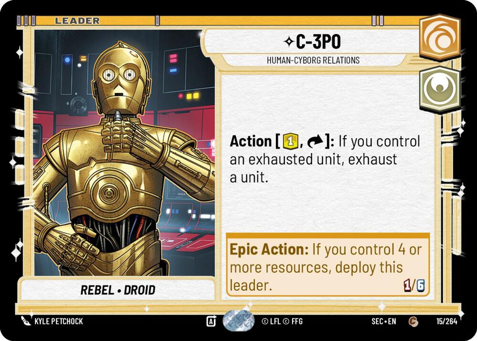 C-3P0 — Human-Cyborg Relations #015/264 from Secrets of Power