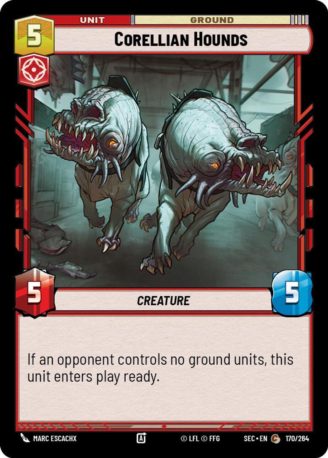 Corellian Hounds #170/264 from Secrets of Power