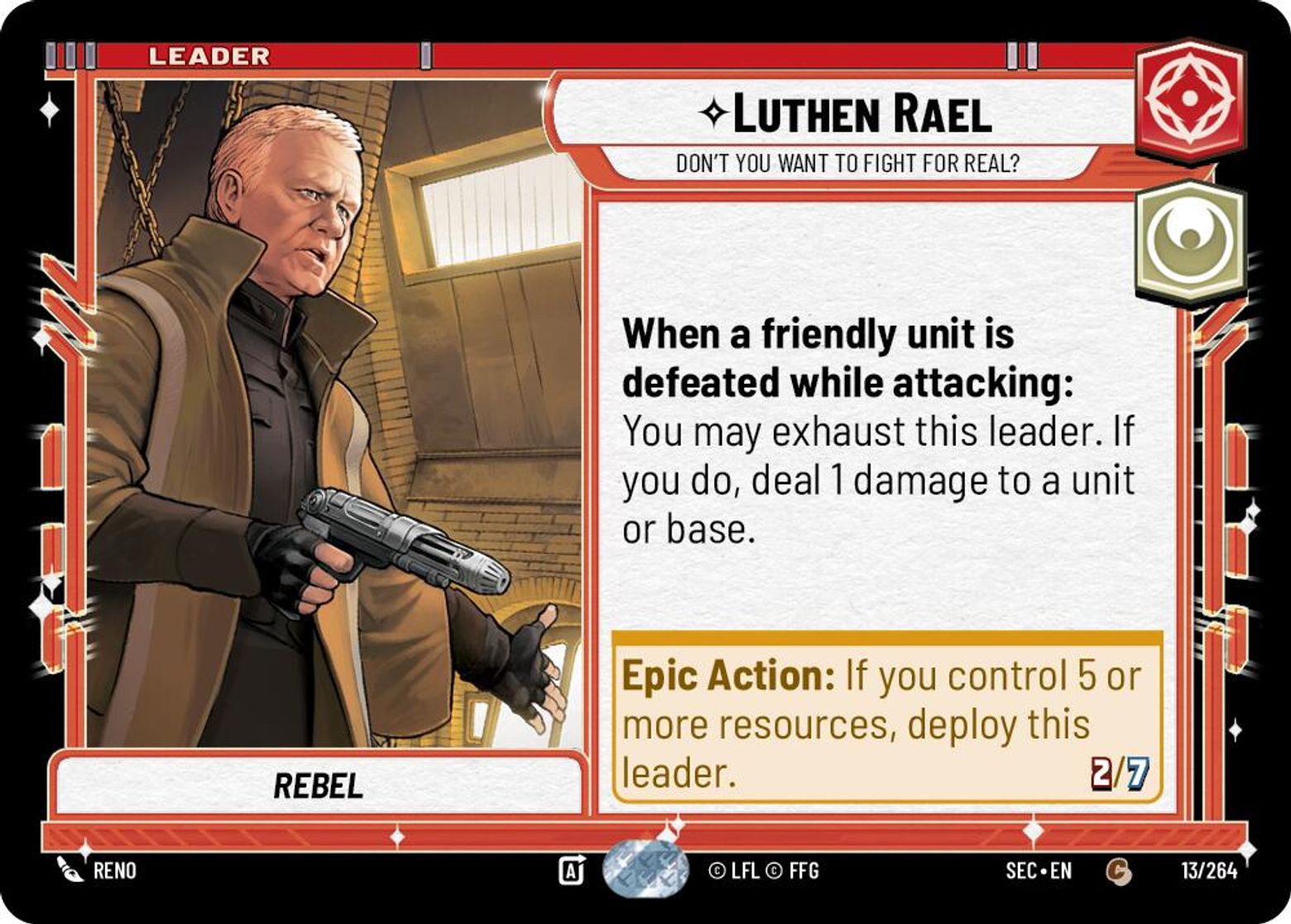 Luthen Rael — Don't You Want to Fight For Real? #013/264 from Secrets of Power