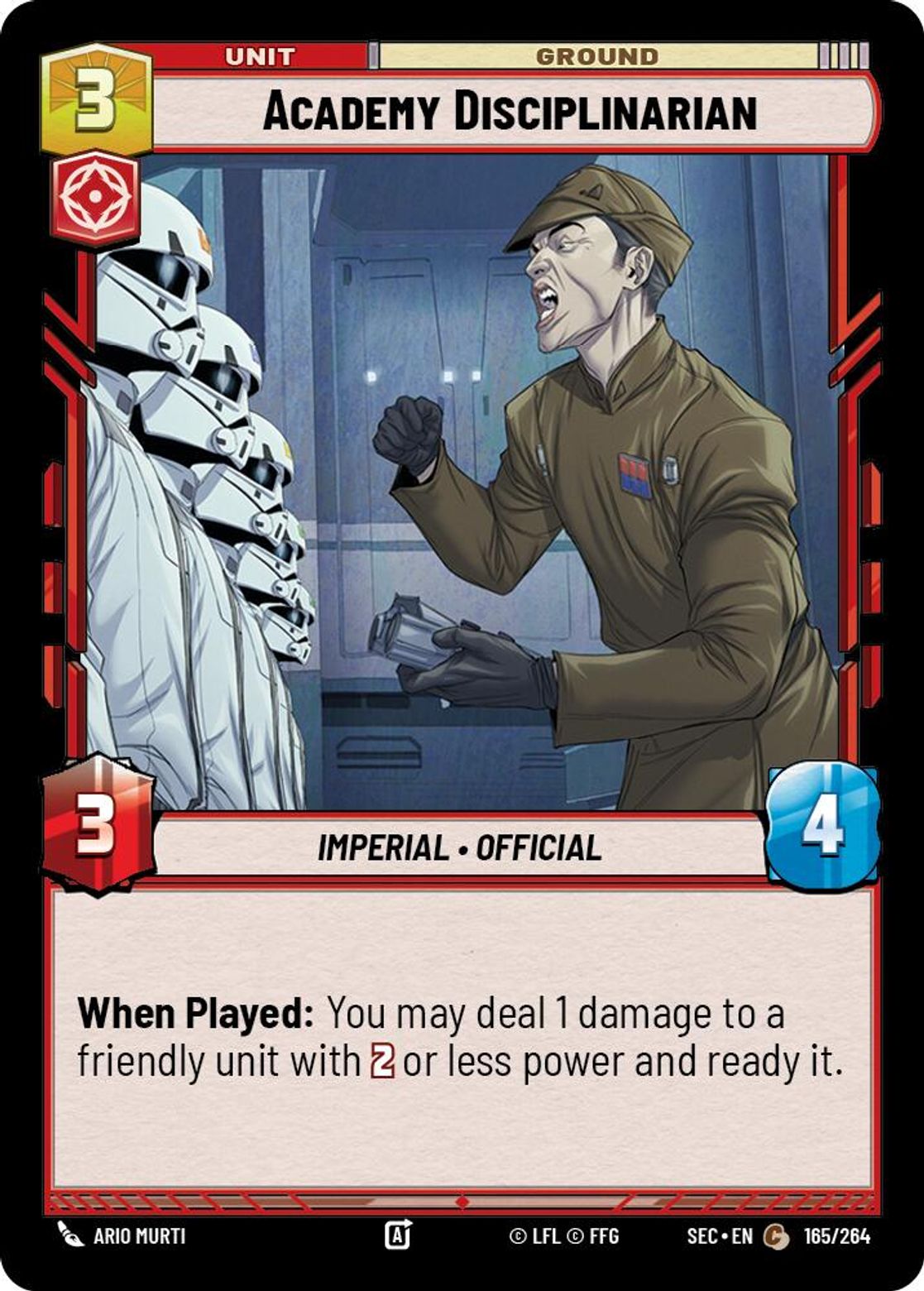 Academy Disciplinarian #165/264 from Secrets of Power