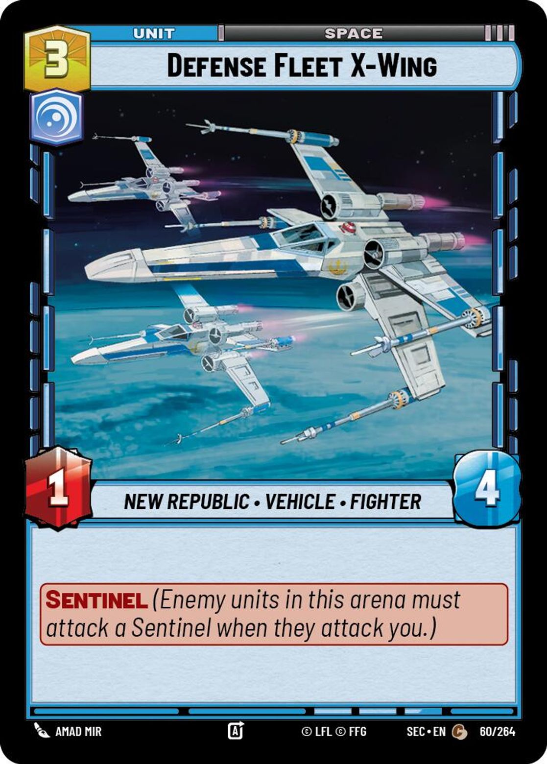 Defense Fleet X-Wing #060/264 from Secrets of Power