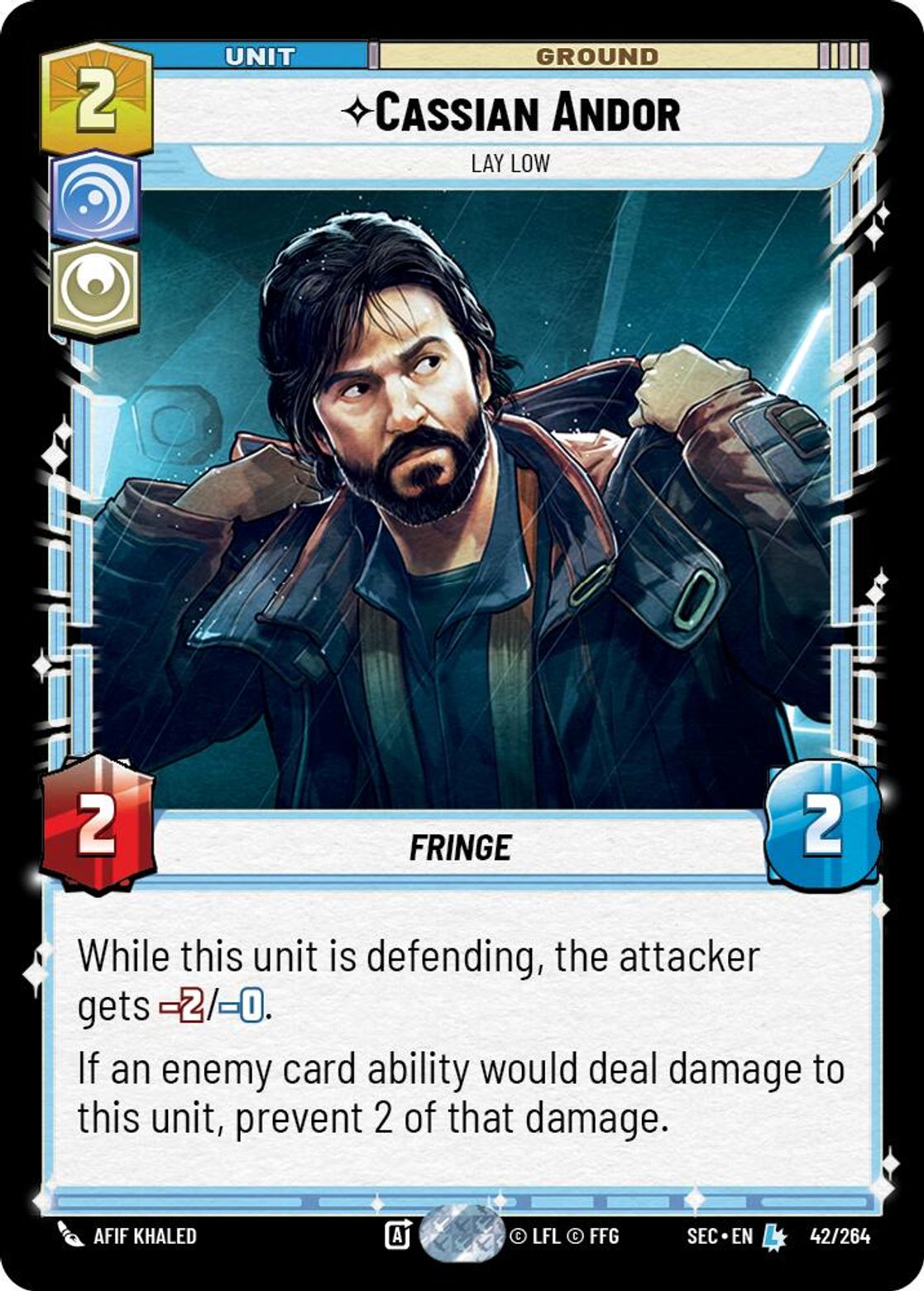 Cassian Andor — Lay Low #042/264 from Secrets of Power