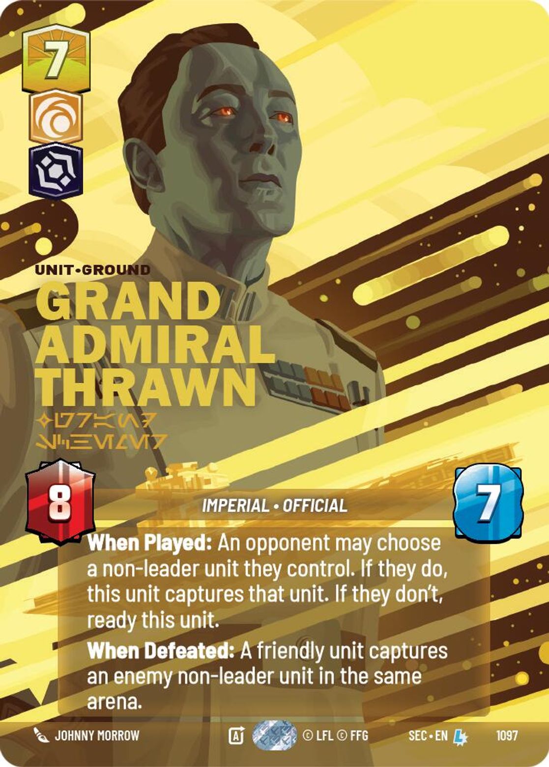Grand Admiral Thrawn — Grand Schemer #1097/264 from Secrets of Power