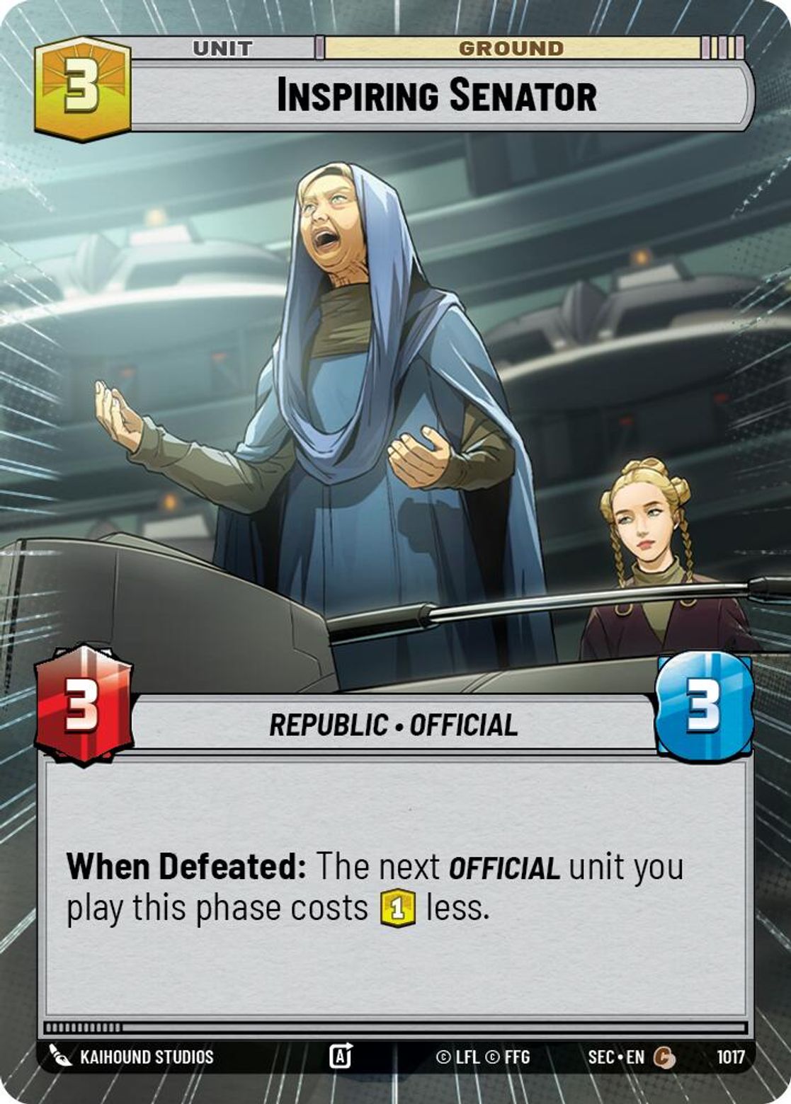 Inspiring Senator #1017/264 from Secrets of Power