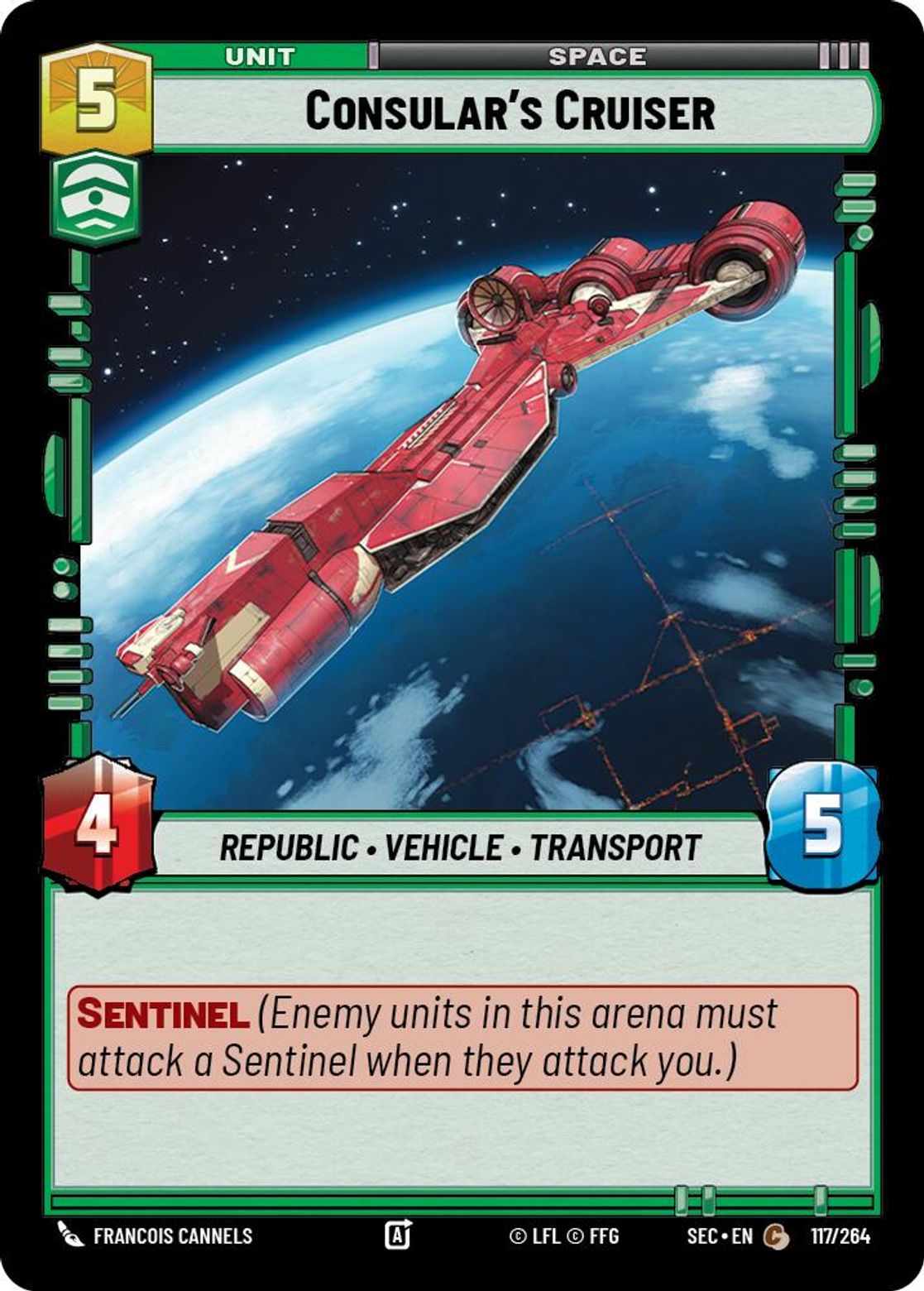 Consular's Cruiser #117/264 from Secrets of Power