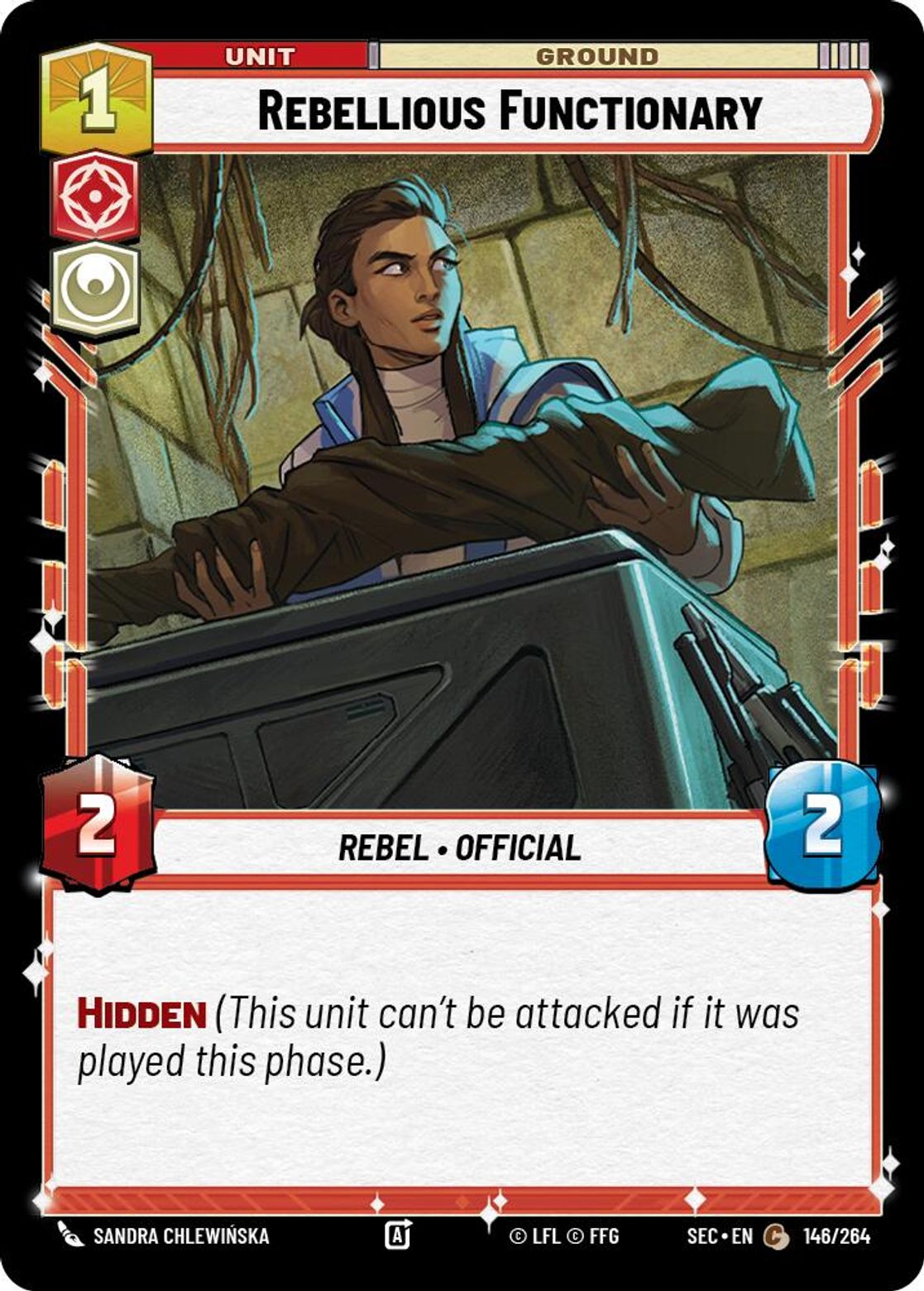 Rebellious Functionary #146/264 from Secrets of Power