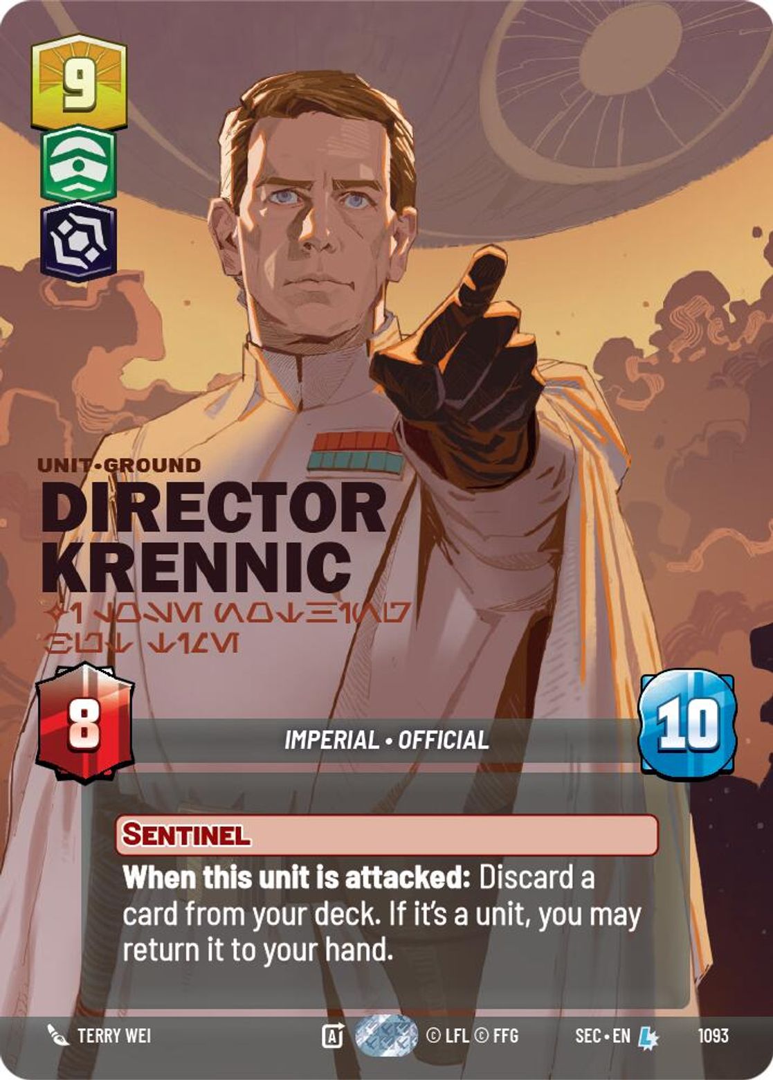 Director Krennic — I Lose Nothing But Time #1093/264 from Secrets of Power
