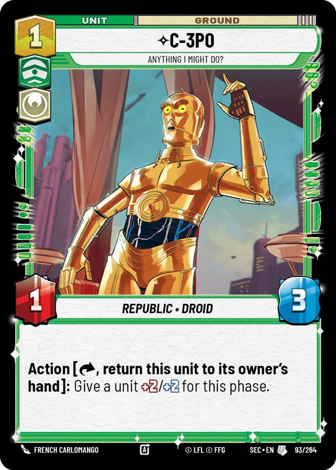 C-3P0 — Anything I Might Do? #093/264 from Secrets of Power