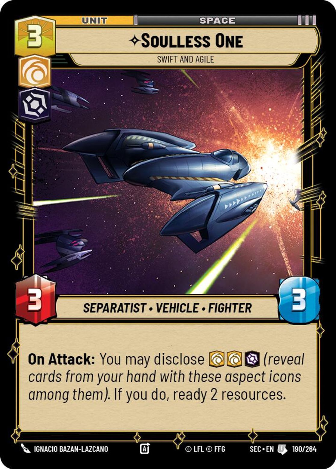 Soulless One — Swift and Agile #190/264 from Secrets of Power