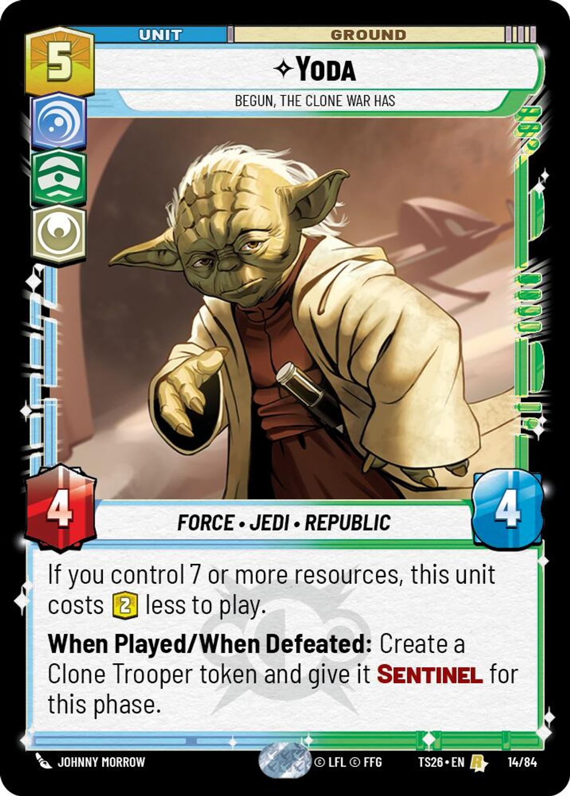 Yoda — Begun, the Clone War Has #14/84 from Twin Suns 2026