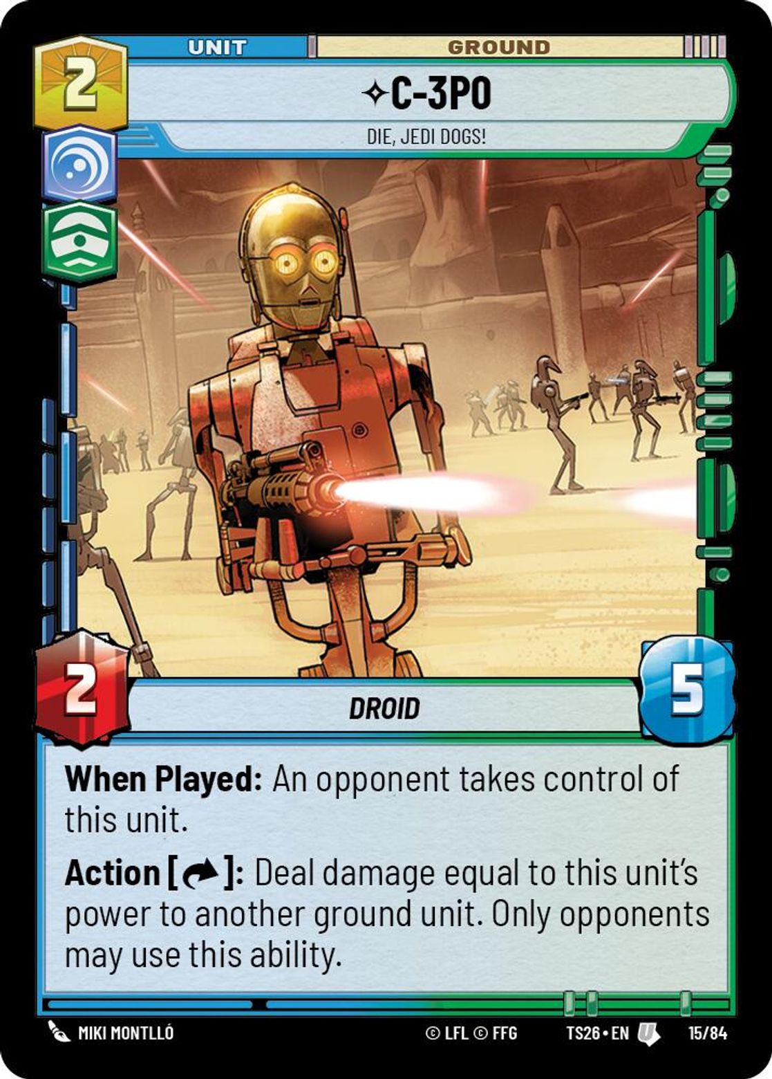 C-3P0 — Die, Jedi Dogs! #15/84 from Twin Suns 2026