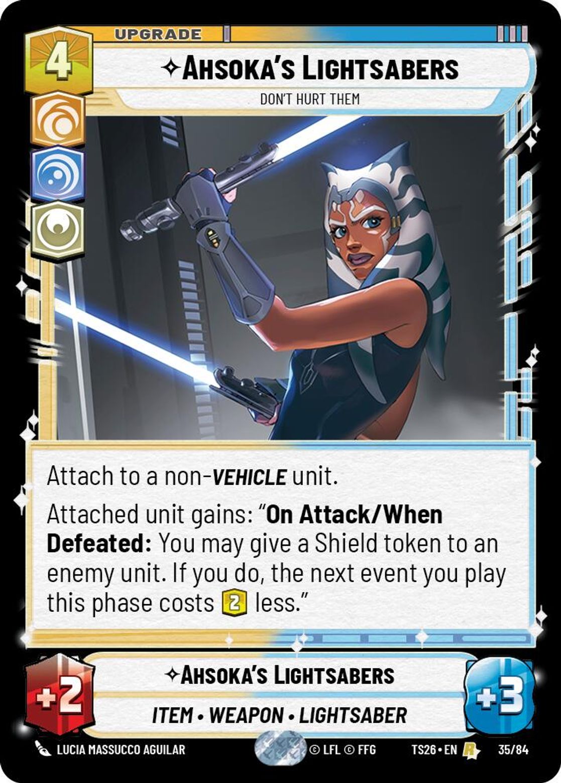 Ahsoka's Lightsabers #35/84 from Twin Suns 2026