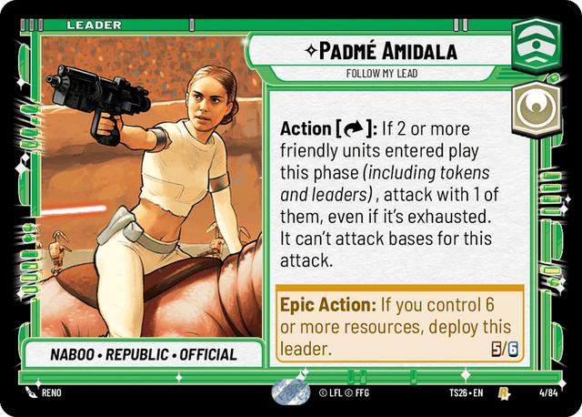 Padmé Amidala — Follow My Lead #04/84 from Twin Suns 2026