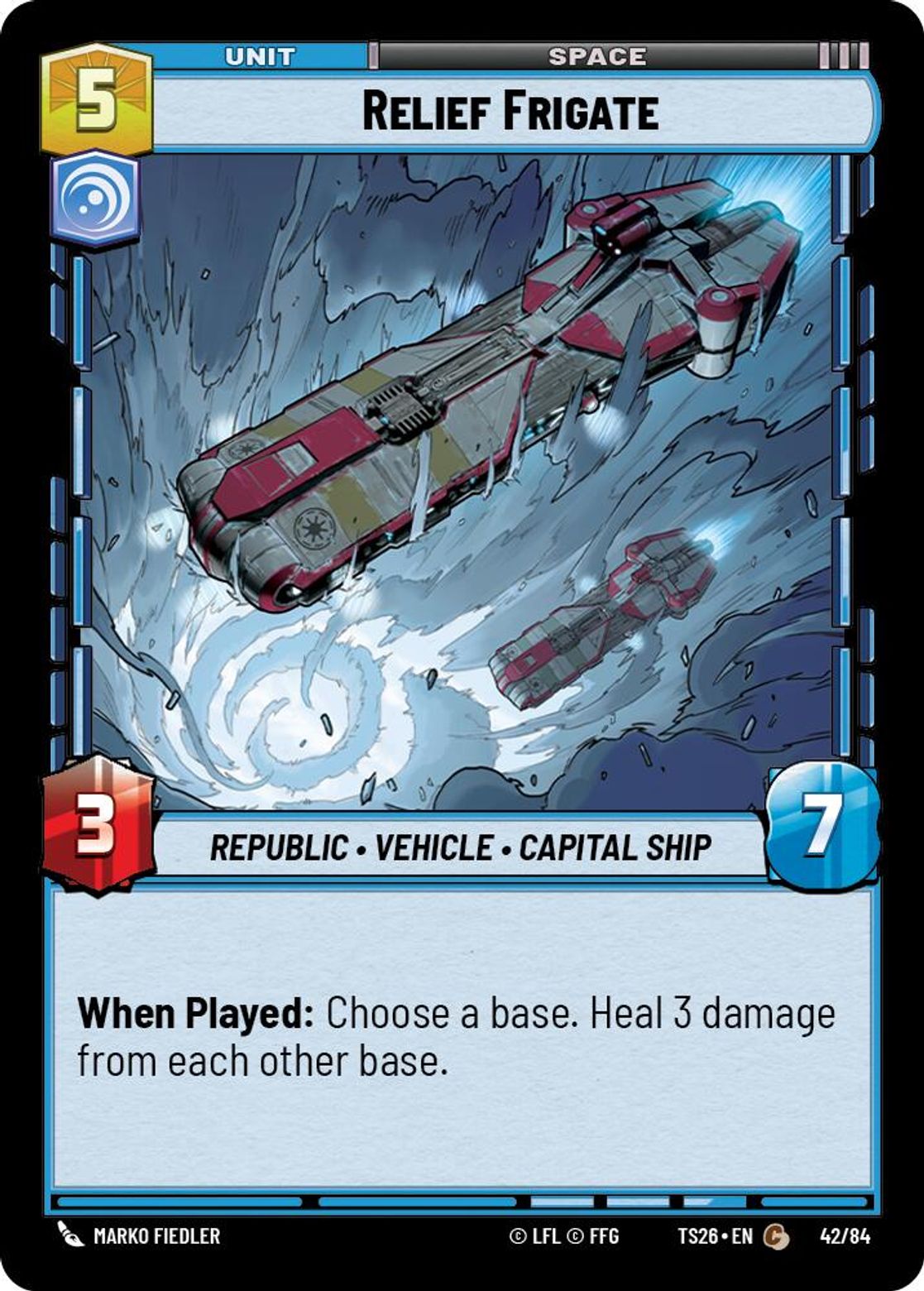 Relief Frigate #42/84 from Twin Suns 2026