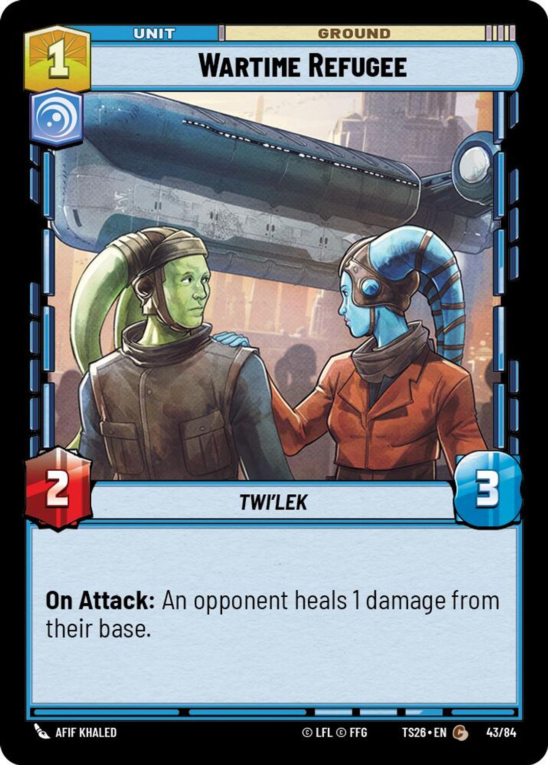 Wartime Refugee #43/84 from Twin Suns 2026