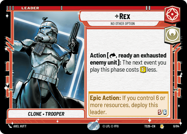 Rex — No Other Option #06/84 from Twin Suns 2026
