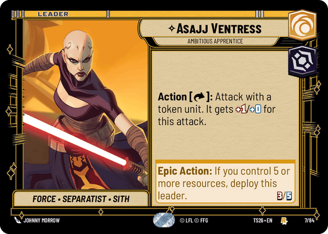 Asajj Ventress — Ambitious Apprentice #07/84 from Twin Suns 2026