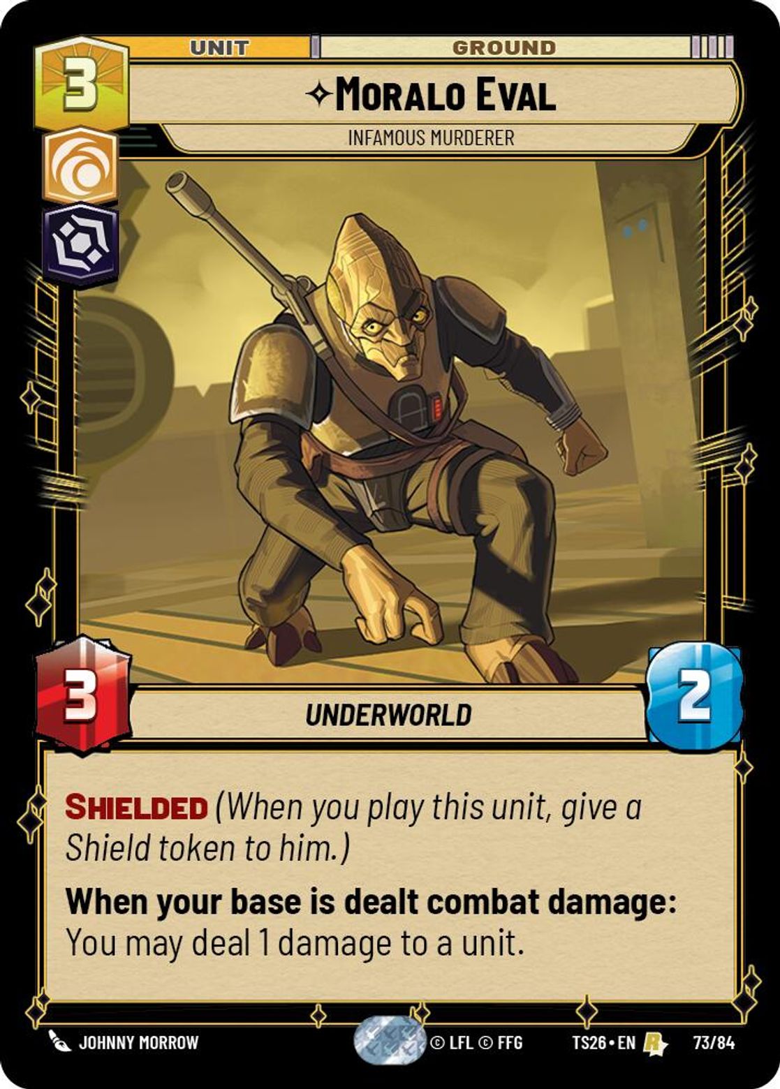 Moralo Eval — Infamous Murderer #73/84 from Twin Suns 2026