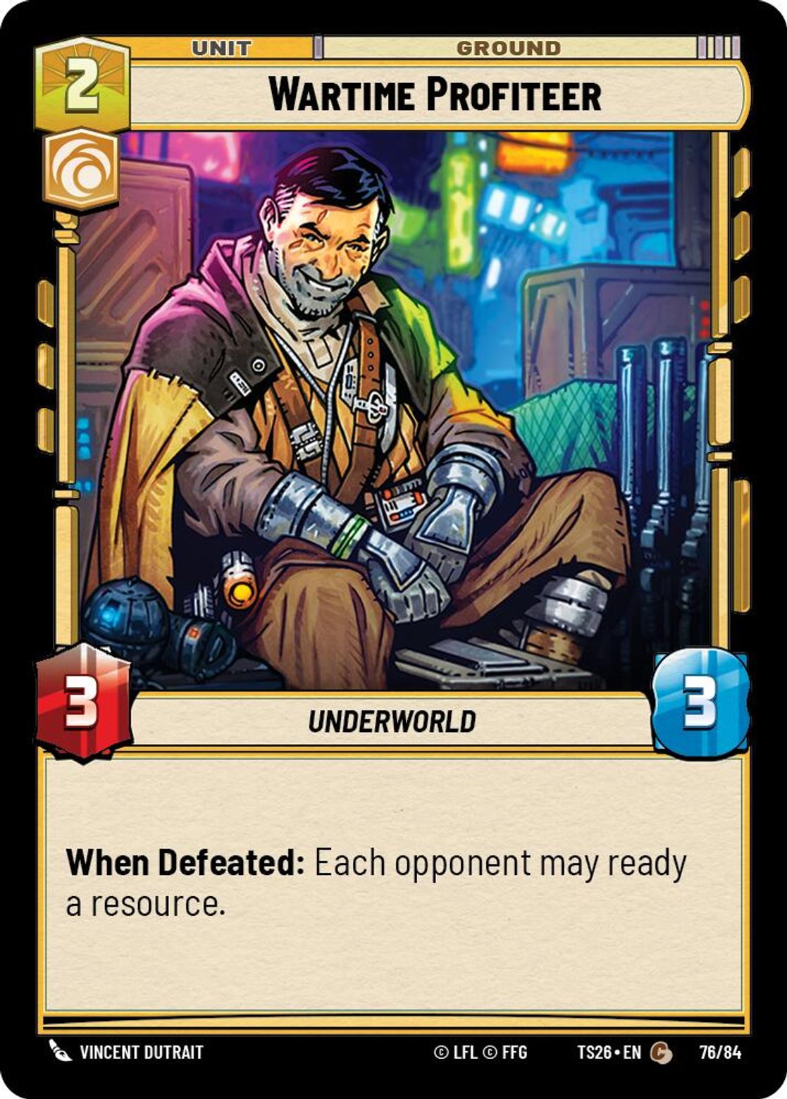 Wartime Profiteer #76/84 from Twin Suns 2026