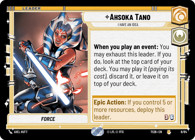 Ahsoka Tano — I Have an Idea #08/84 from Twin Suns 2026