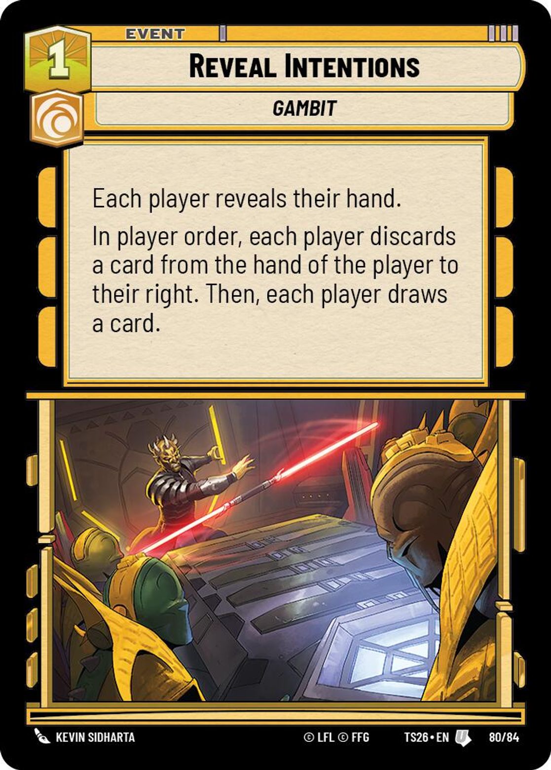 Reveal Intentions #80/84 from Twin Suns 2026