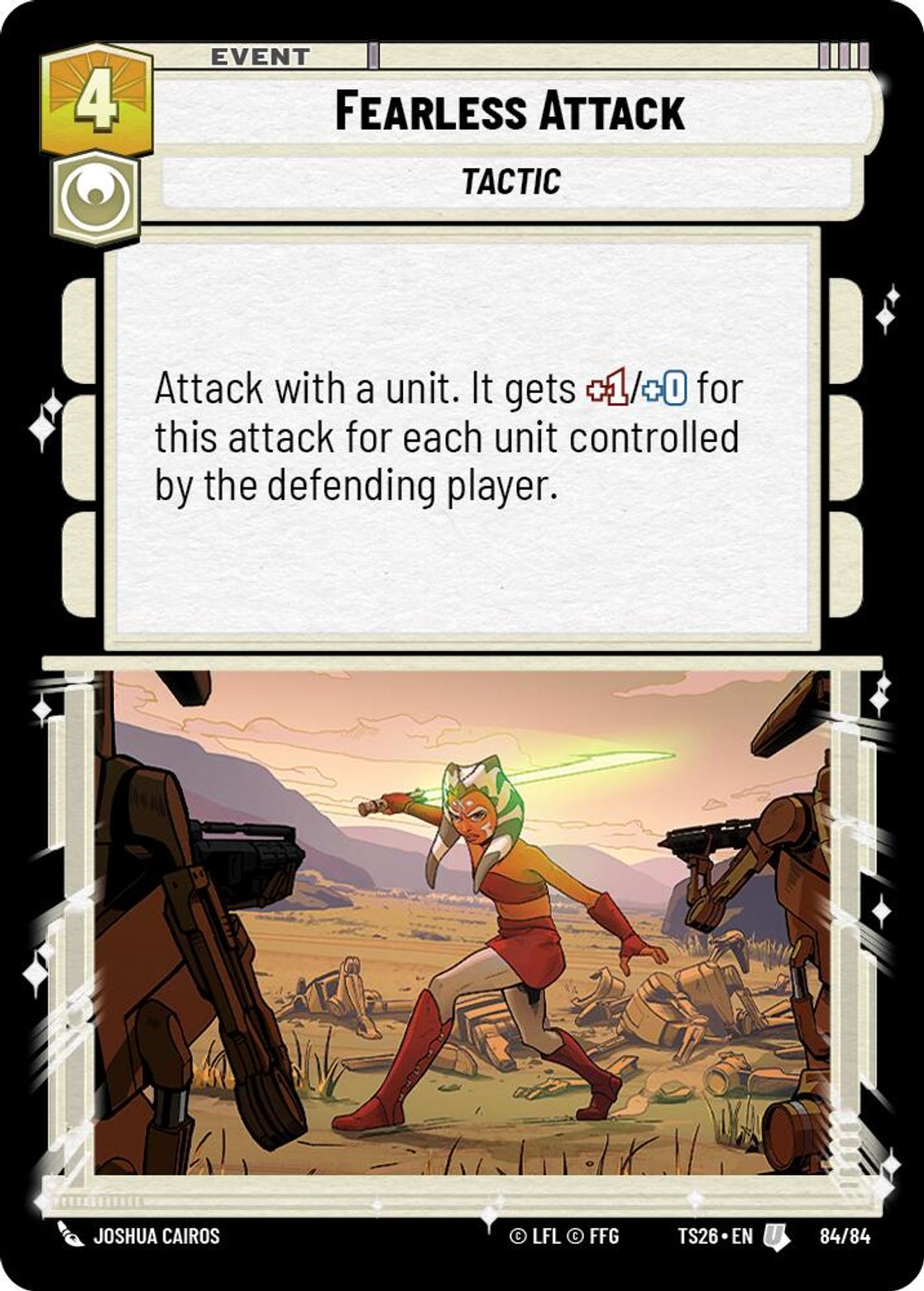 Fearless Attack #84/84 from Twin Suns 2026