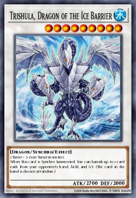 Trishula, Dragon of the Ice Barrier #TYP1-EN013 from THANK YOU PACK