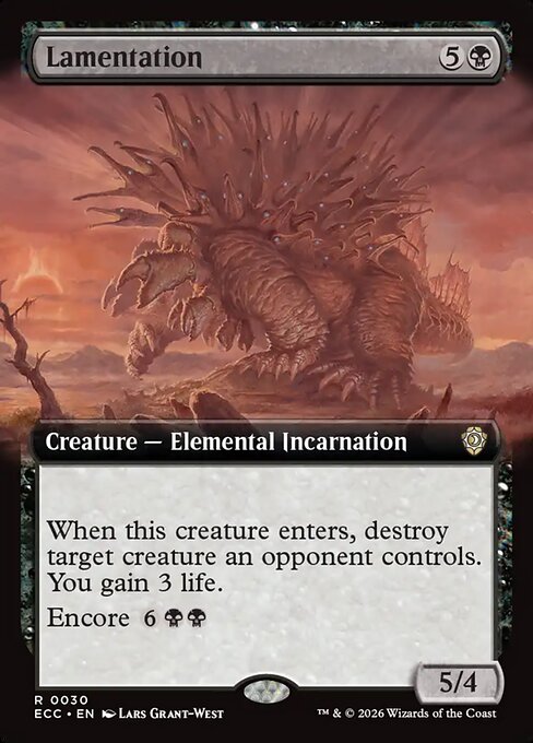 Lamentation #30 from Lorwyn Eclipsed Commander