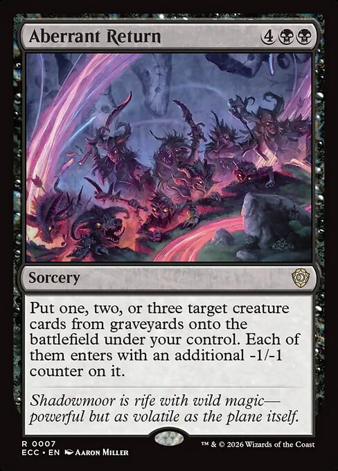 Aberrant Return #7 from Lorwyn Eclipsed Commander
