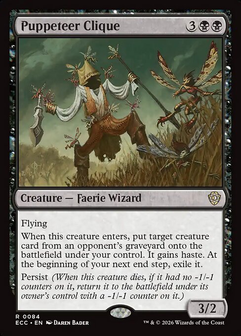 Puppeteer Clique #84 from Lorwyn Eclipsed Commander