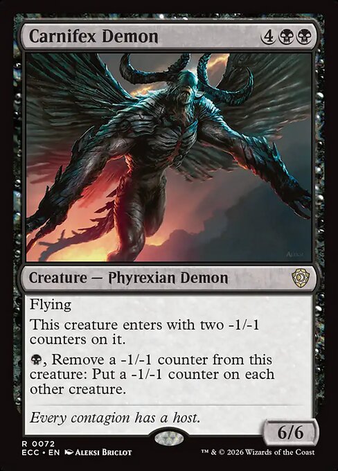 Carnifex Demon #72 from Lorwyn Eclipsed Commander