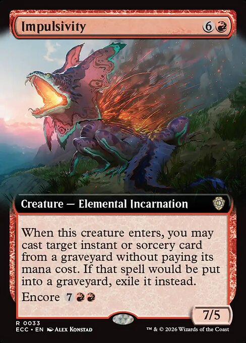Impulsivity #33 from Lorwyn Eclipsed Commander