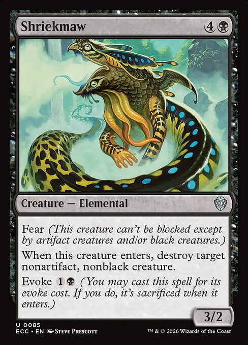 Shriekmaw #85 from Lorwyn Eclipsed Commander