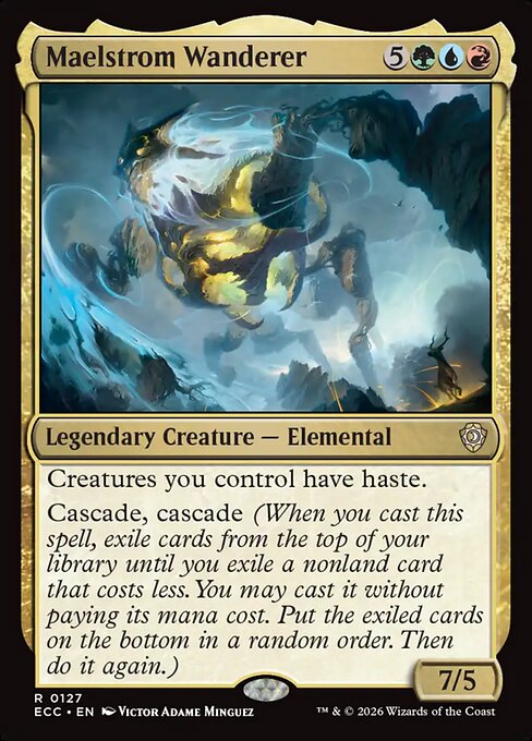 Maelstrom Wanderer #127 from Lorwyn Eclipsed Commander
