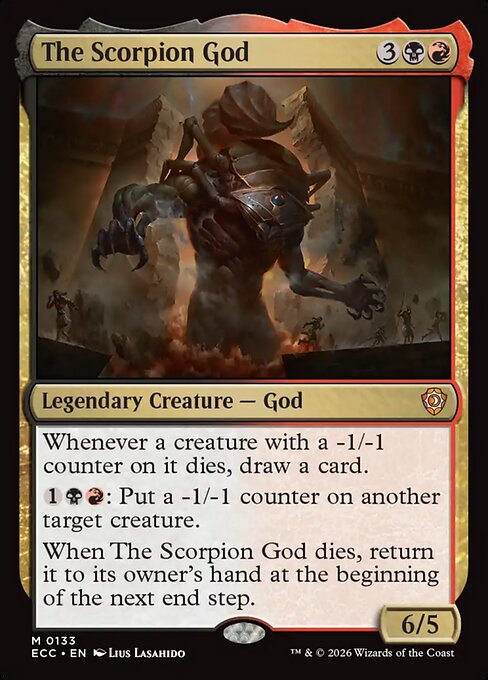 The Scorpion God #133 from Lorwyn Eclipsed Commander