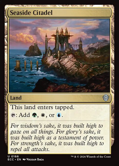 Seaside Citadel #166 from Lorwyn Eclipsed Commander