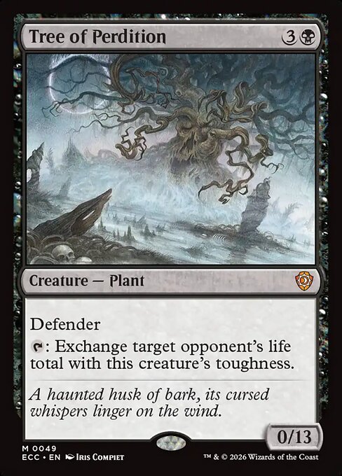 Tree of Perdition #49 from Lorwyn Eclipsed Commander