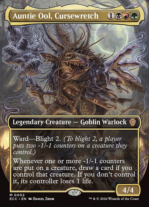 Auntie Ool, Cursewretch #2 from Lorwyn Eclipsed Commander