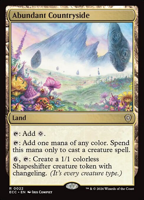 Abundant Countryside #22 from Lorwyn Eclipsed Commander