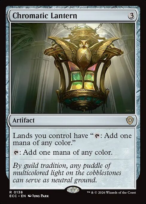 Chromatic Lantern #138 from Lorwyn Eclipsed Commander